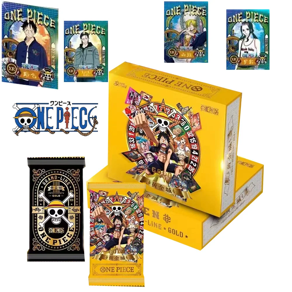 

One Piece Booster Box Collections Luffy Zoro Nami Chopper Franky Japanese Games Toys Birthday Gift