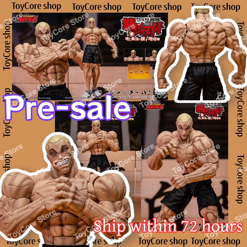 

Pre-sale 【TYCTOYS】 STORM TOYS Baki Jack Hanma 1/12 Scale Articulated Figure BHSA04, Collectible Gift