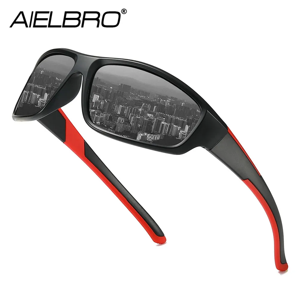 AIELBRO Cycling Glasses Sport Sunglasses Men Eyewear Cycling Sunglasses Safety Glasses Bike Bicycle Glasses Sunglasses for Men