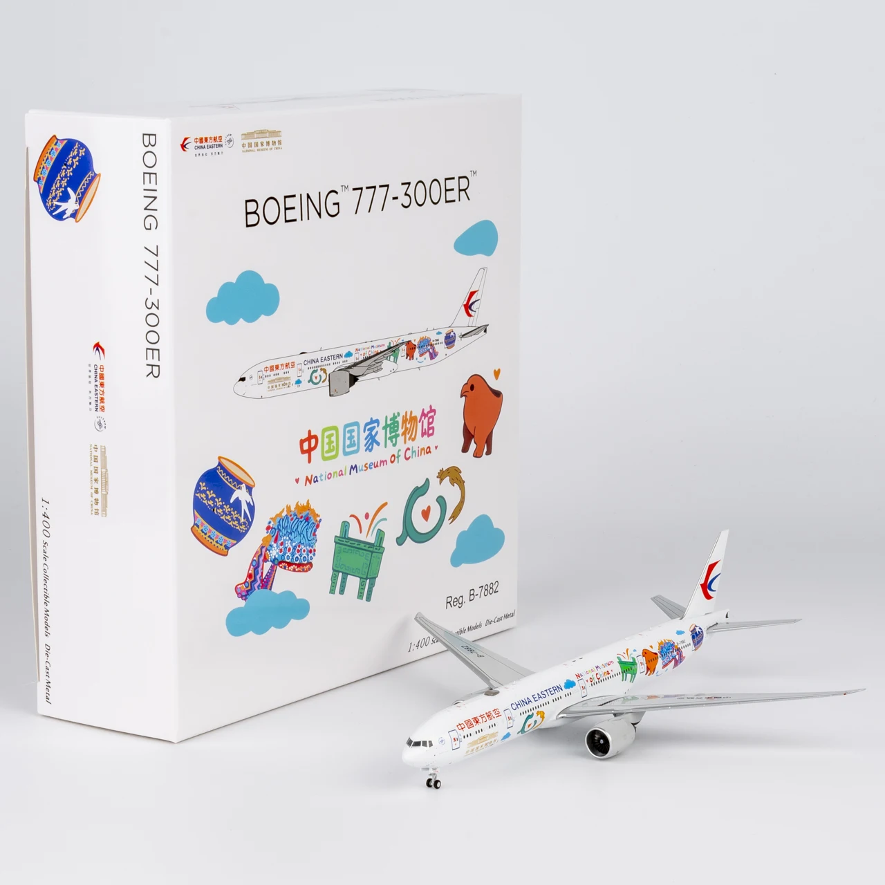 

73089 Alloy Collectible Plane Gift NG Models 1:400 China Eastern Airlines Boeing B777-300ER Diecast Aircraft Jet Model B-7882