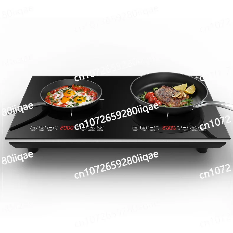 

Двойная индукционная плита 110 В/220 В, электрическая керамическая плита с несколькими головками, встроенная в настольном компьютере, электрическая плита с несколькими плами, высокая мощность