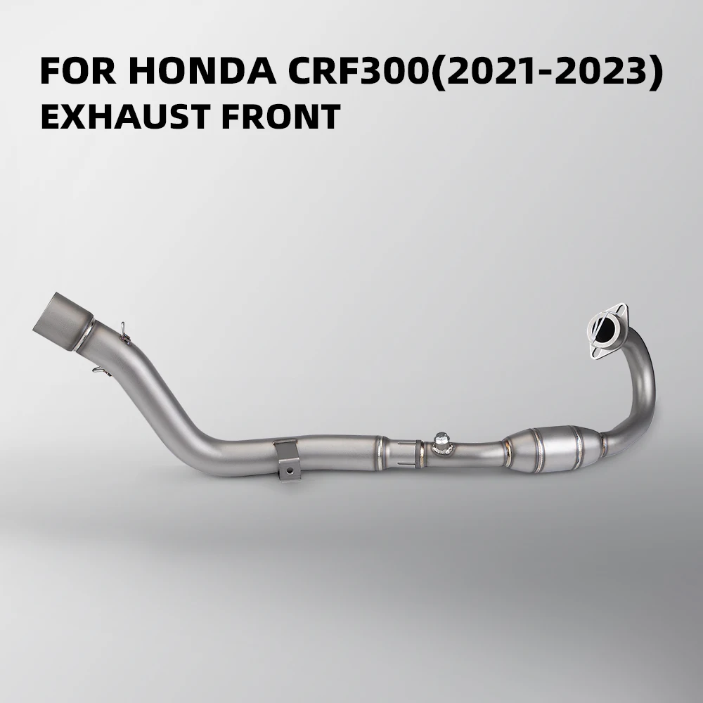 Slip-on Off-Road Moto Exhaust Modify Front Link Pipe 51mm Interface For Honda CRF300 Rally CRF300L 2021 2022 2023 Escape Line