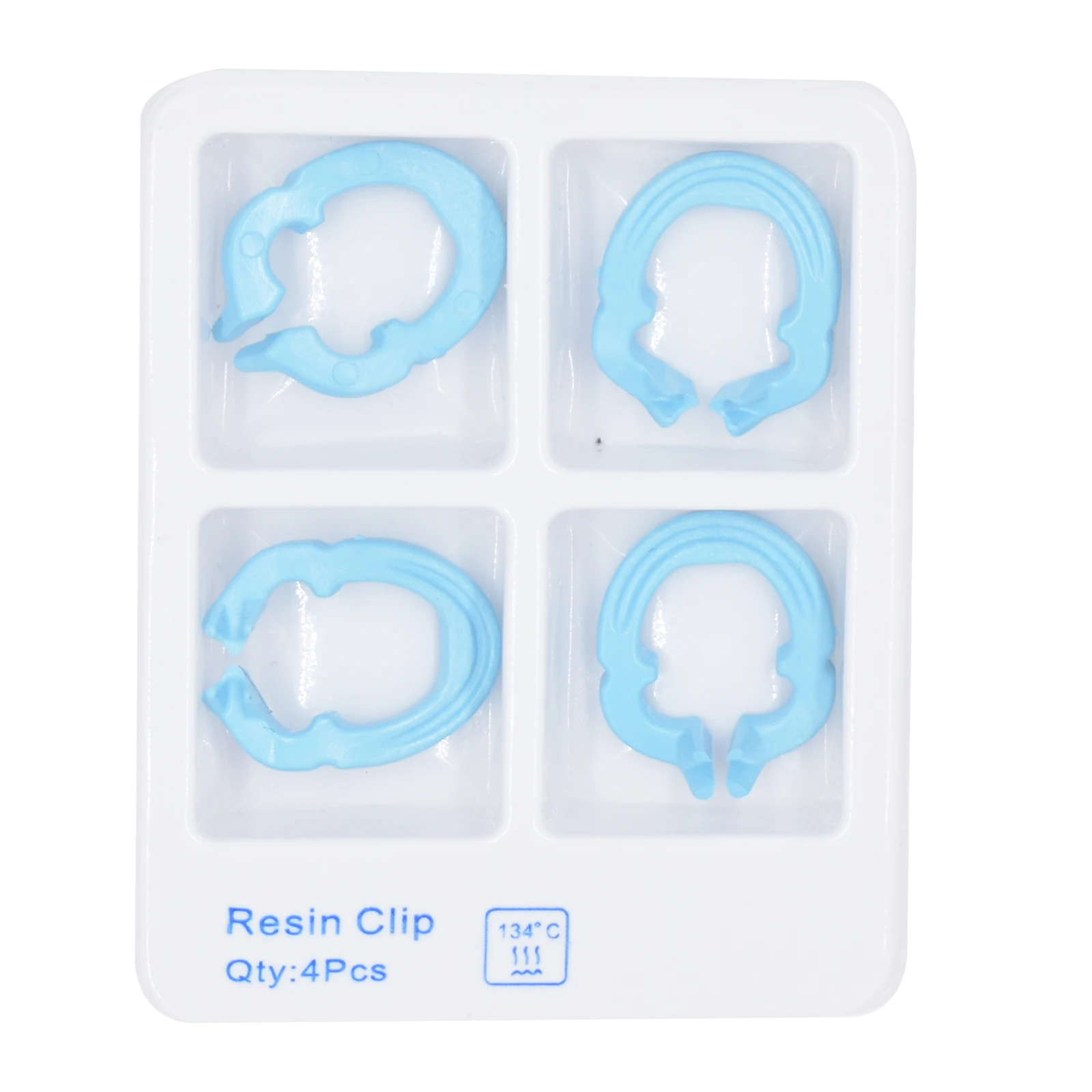 AG 4PCS Dental Resin Clamping Ring Separator Ring Sectional Contoured Metal Matrices Holder Matrix Fixed Clamp Autoclavable