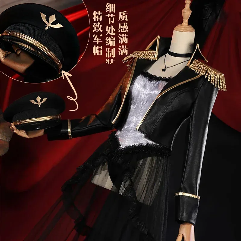 CyMy Dress-Up Darling Cosplay Kitagawa Marin Military Uniform Sexy Black Lobelia Neo Cosplay Sono Bisque Doll Wa Koi Wo Suru