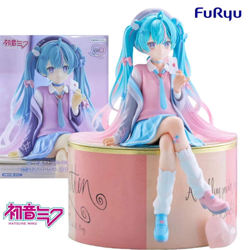 

In Stock Original FURYU Hatsune Miku Love Blazer Noodle Stopper Figures Anime Figure Birthday Present Brand New Boxed Toy Gifts