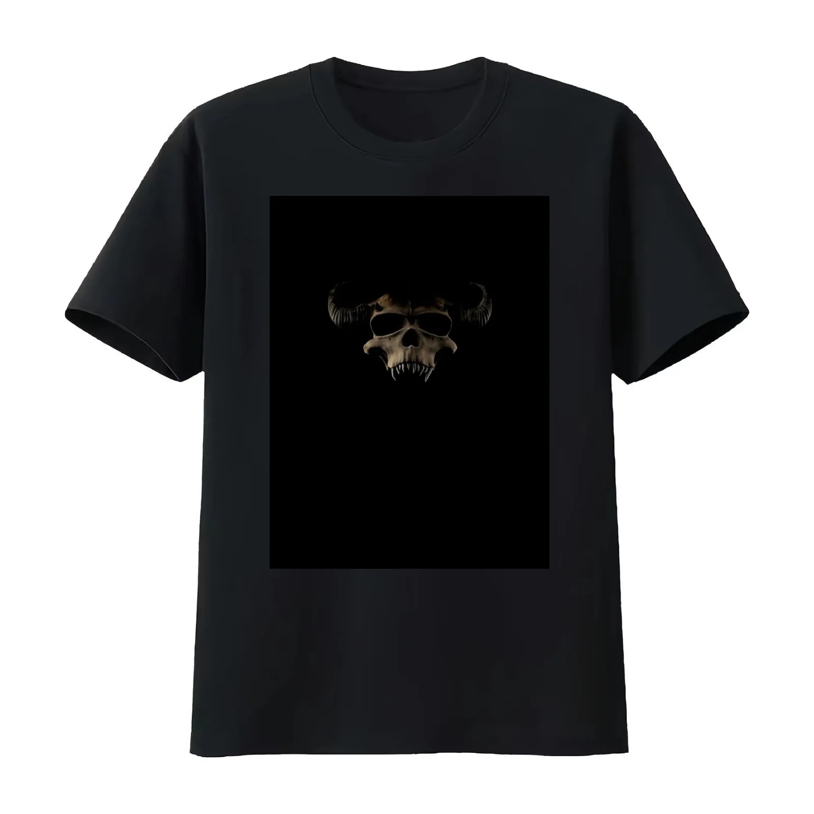 DANZIG ANYAR T-Shirt Summer Casual Cotton Tee Oversized Streetwear Tops Vintage Graphic Print Loose Fit Short Sleeve