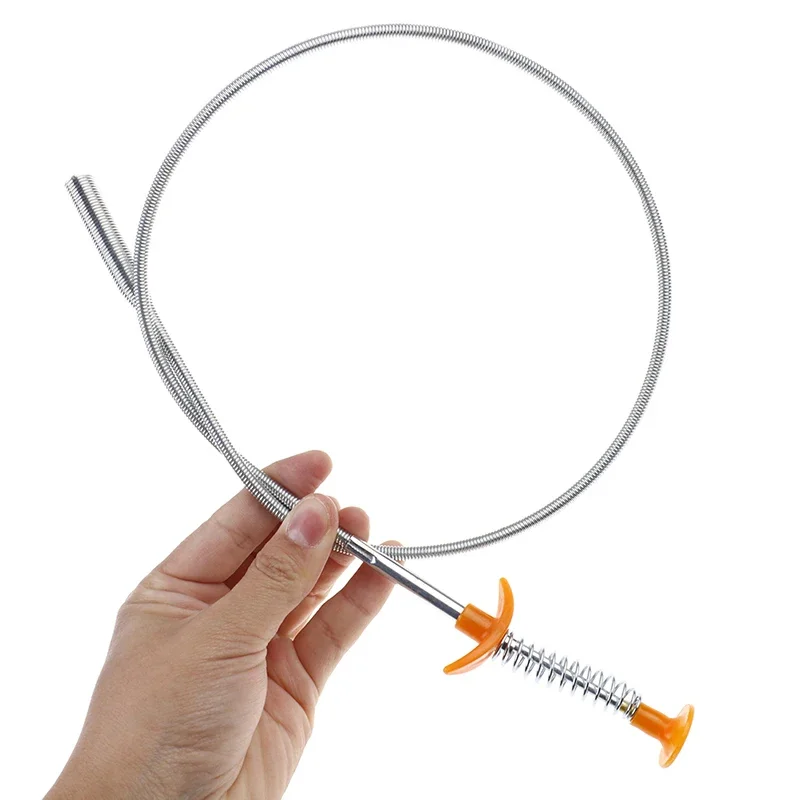 Flexible 4-Claw Drain Cleaner & Long Reach Grabber Tool | Spring-Loaded Hair Catcher & Parts Retriever (61.5cm / 83cm)