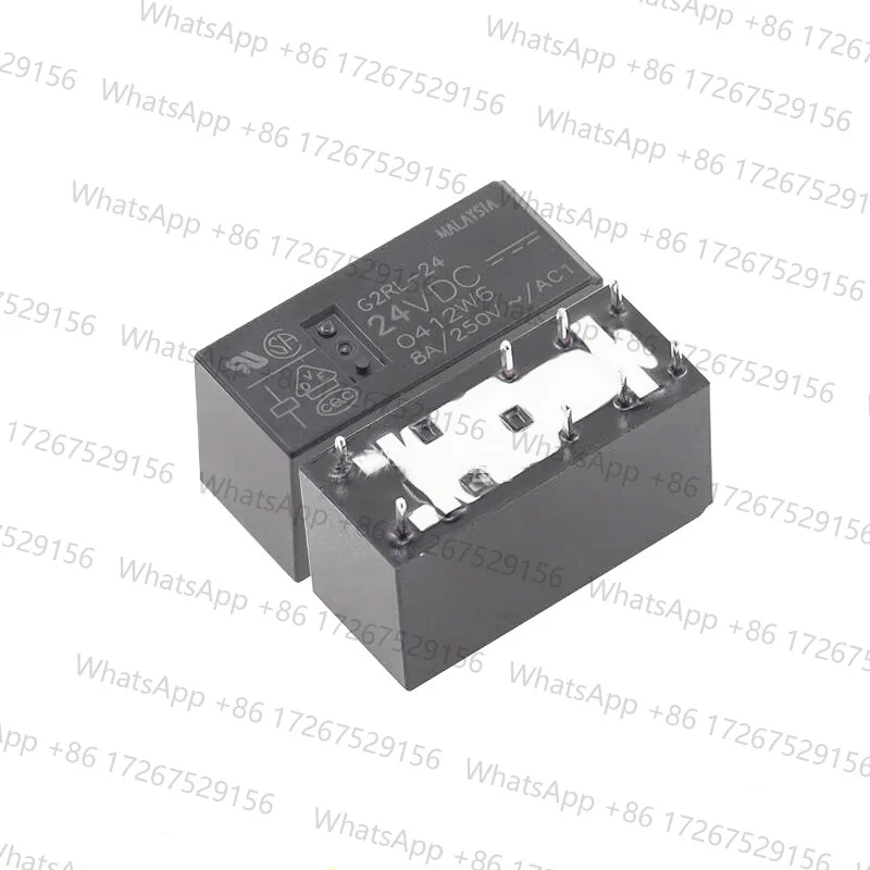 Applicable toHOT NEW G2RL-24 G2RL24 5V 12V 24V 48V relay 5VDC DC5V 12VDC DC12V 24VDC DC24V 48VDC DC48V  8A 8PIN 5PCS