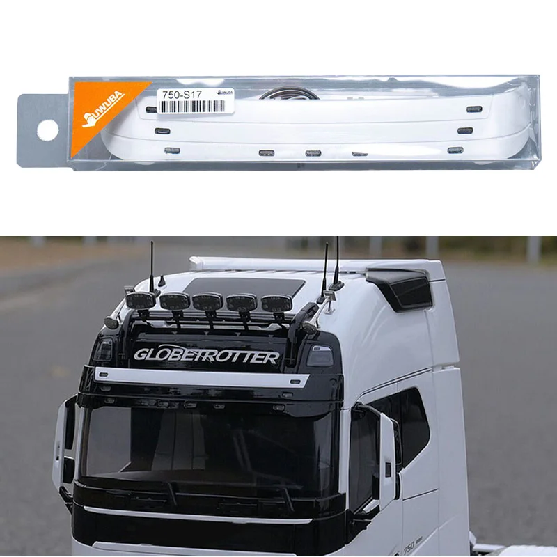 1/14 RC Truck LED 6V Plastic Simulation Sun Visor for Tamiya VOLVO FH16 XL750 56375 56360 56362 Model Car DIY Parts