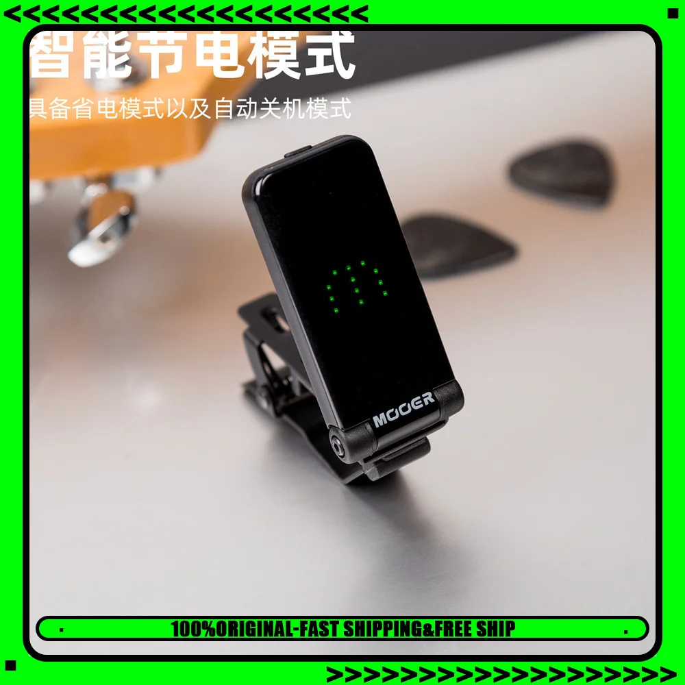 MOOER CT-01 Clip-On Chromatic Tuner for Electric Acoustic Guitar Bass Ukulele Violin