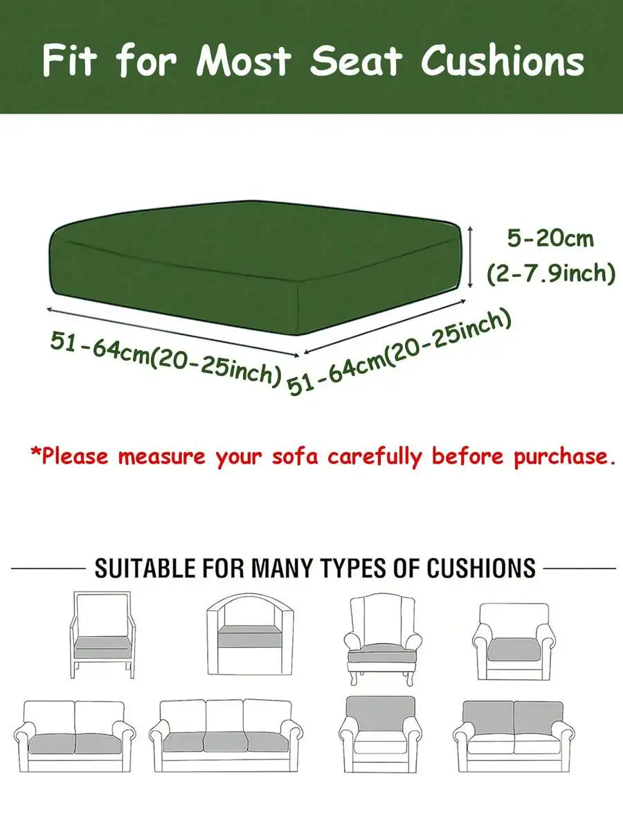3pcs/4pcs/8pcs four-season solid color sofa cushion covers, simple modern milk silk elastic polyester sofa covers, removable and machine washable sofa protectors