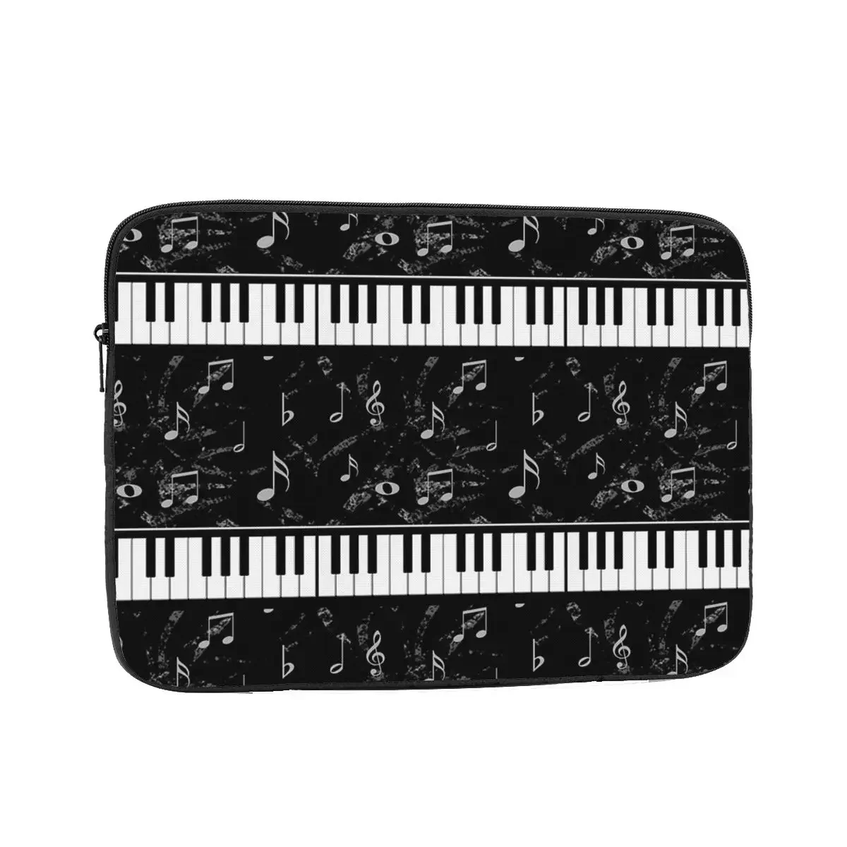 Black And White Piano Music Pattern Notebook Laptop Bag 10 12 13 15 17 Inch Notebook Sleeve Cover Bag Tablet Shockproof Case Bag