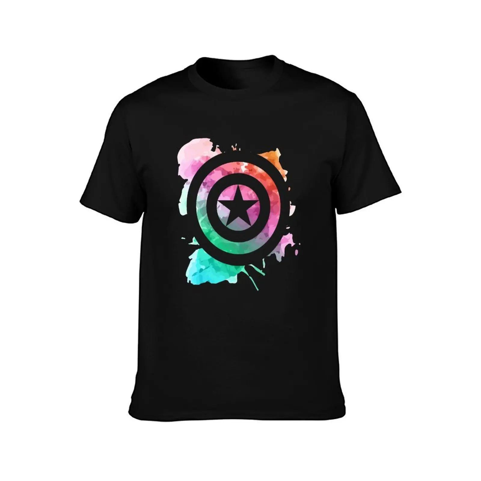 Bullseye T-Shirt Summer Casual Cotton Tee Oversized Streetwear Tops Vintage Graphic Print Loose Fit Short Sleeve