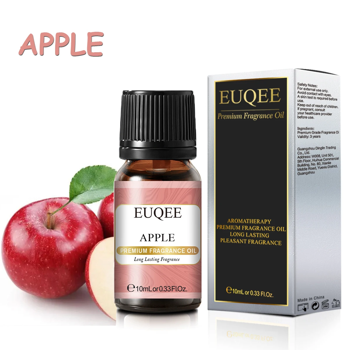 EUQEE10ml زيت عطر الفاكهة المانجو التفاح الفراولة الكرز جوز الهند والفانيليا الخوخ زيوت الروائح الناشر الهواء النقي #4