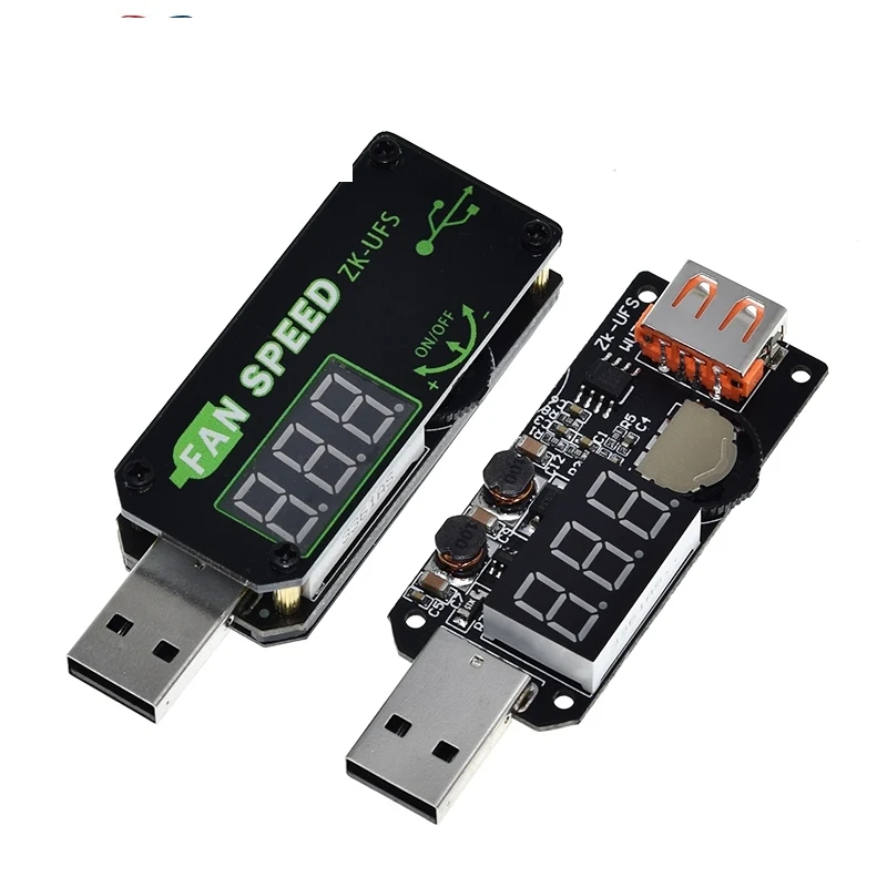 5V 5W USB Fan Governor Timer LED Dimming Module Voltage Adjustable Speed Controller For Office Car Student Dormitory