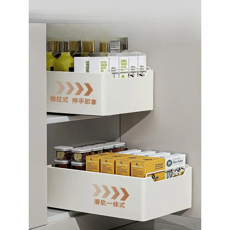 

Japanese kitchen pull-out rack under sink pull basket cabinet drawer type ultra deep