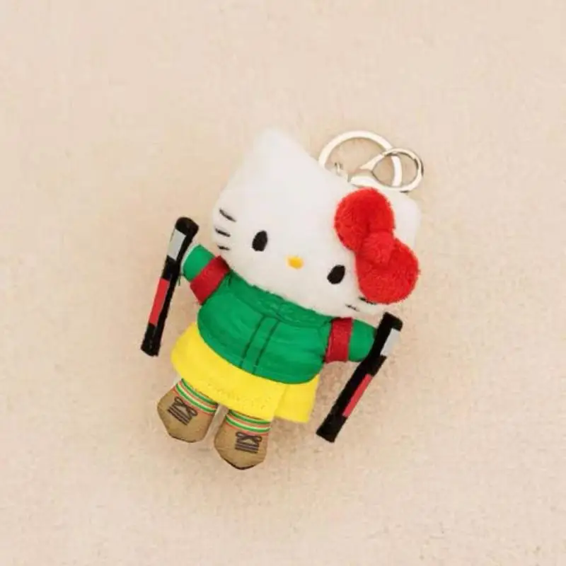 Kawaii Sanrio Hello Kitty Plush Toys Keychain Cartoon Backpack Keychain Accessories Doll Girl Birthday Creative Gift Peripherals