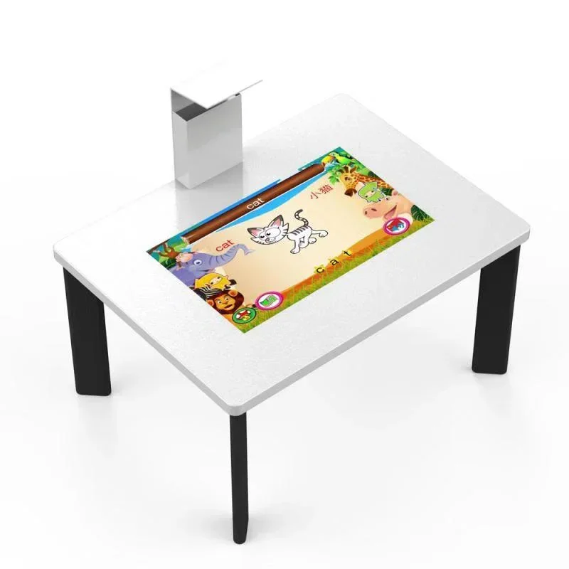 Interactive Projector Touch Table Kiosk with 21-inch Virtual Touch Screen