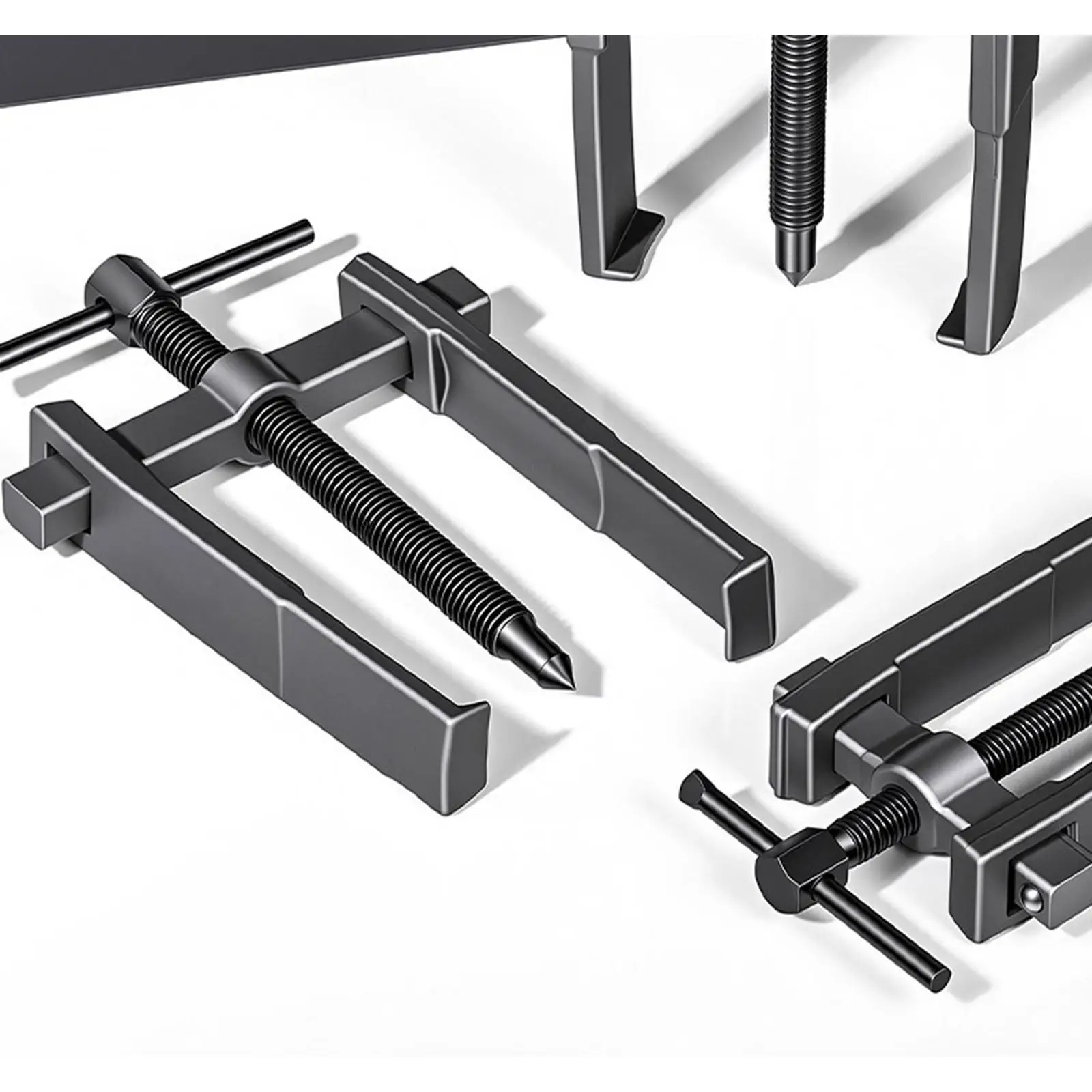 2 Jaw Gear Puller Efficient Compact Removal Tool Gear Separator Tool Separate Lifting Device for Pulleys Auto Mechanic Flywheels