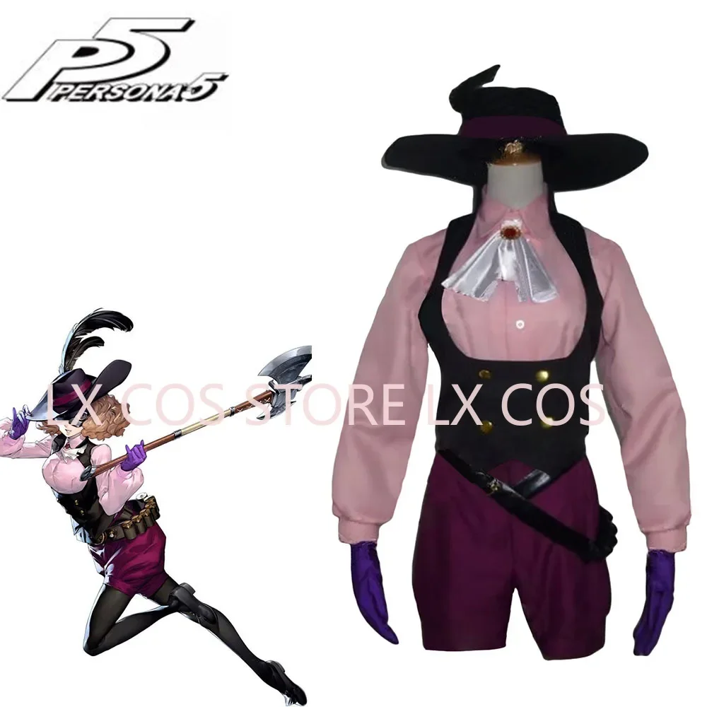 Anime Game Noir Haru Okumura Cosplay Costume Full Set With Hat Halloween Carnival For Women Men PF