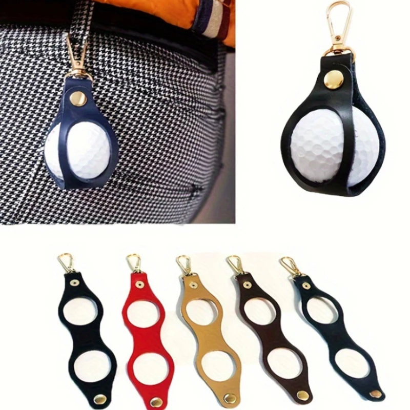 Mini Golf Ball Bag Pocket Storage Pouch Golfing Storage Keyring Sleeve Bag Balls Holder Cover Waist Bag Golf Accessories