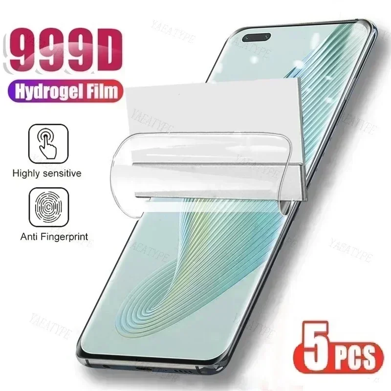Film hydrogel à couverture complète pour Honor Magic, 5 pièces, protecteur d'écran pour Honor Magic 5 4, Honor 90, 80, 70, Lite 50 Pro, X9a, X8a, X7a, X6, X5