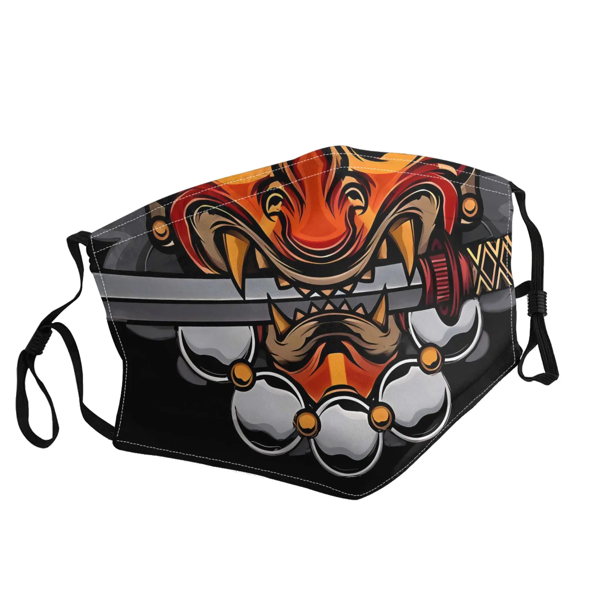 

Japanese Oni Mask Unisex Outdoor Fashion Printed