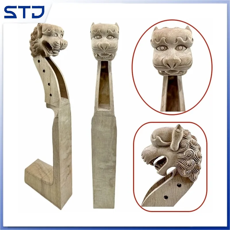 

Neck maple Hand-Carved 3/4 upright Double Bass Upright Bass head Sculptural animal design part