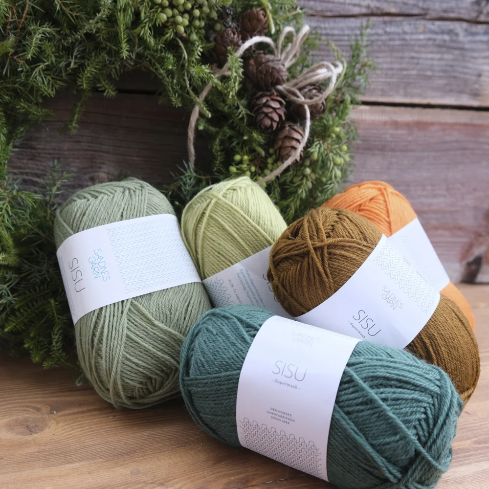 1*50g الكرة Sandnes سيسو سوبروش الصوف المخلوطة خيوط الحياكة اليدوية
