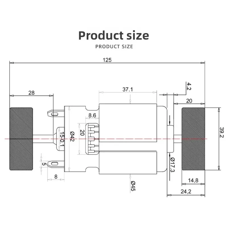 تيار مستمر 12 فولت 24 فولت 775 755 عالية التردد مزدوجة الاهتزاز محرك مصغر تيار مستمر الاهتزاز المحرك لتقوم بها بنفسك معدات تدليك عزم دوران عالية خاصة