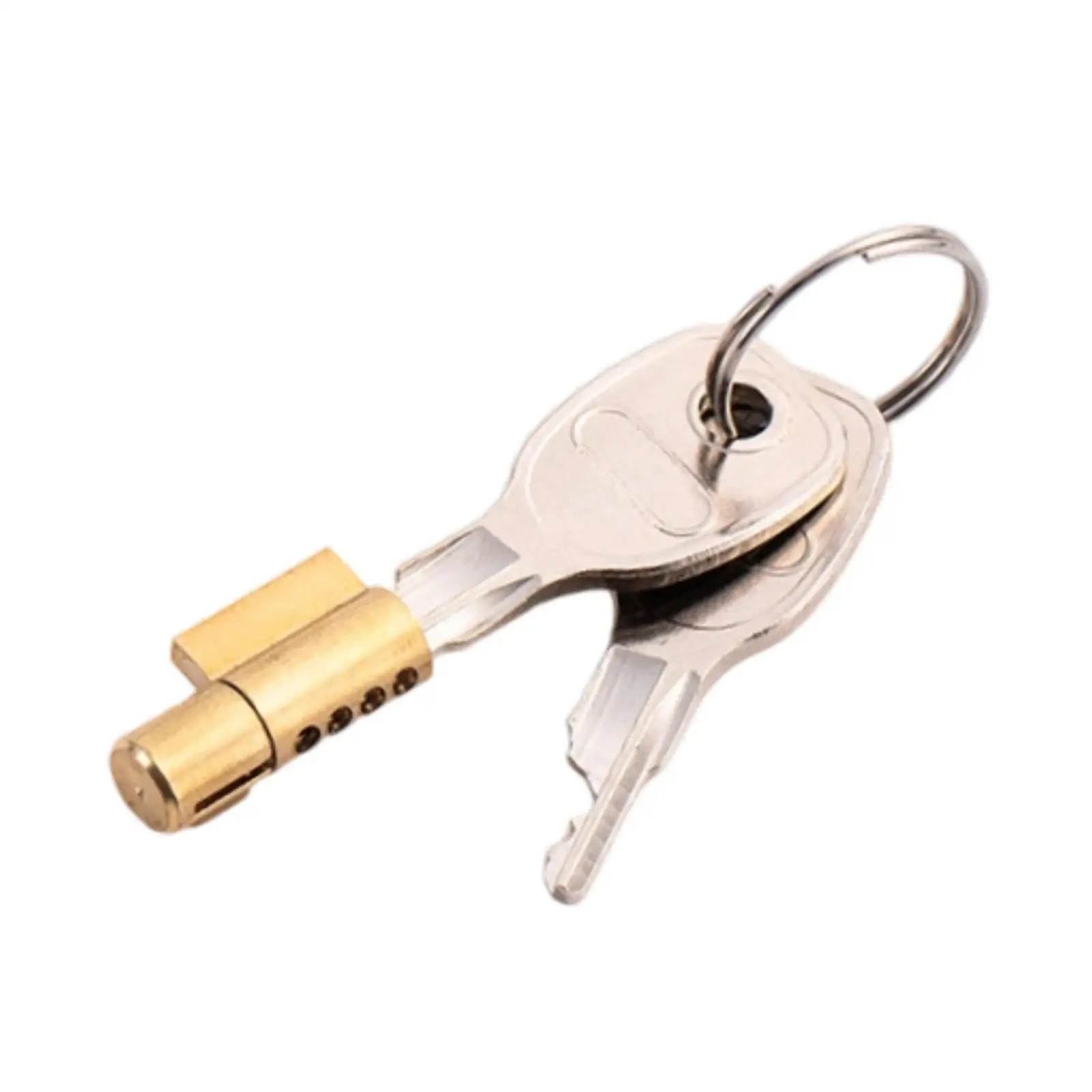 Trailer Coupler Lock Cylinder Easy Installation 0.28inch Pin Diameter Sturdy