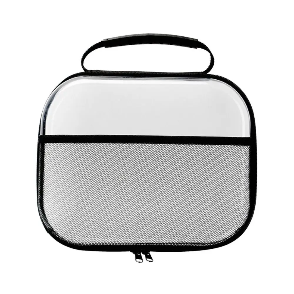 

Large Capacity PVC Transparent Mesh Storage Bag Zipper Bag Waterproof Toiletries Organizer Pouch Casual Portable