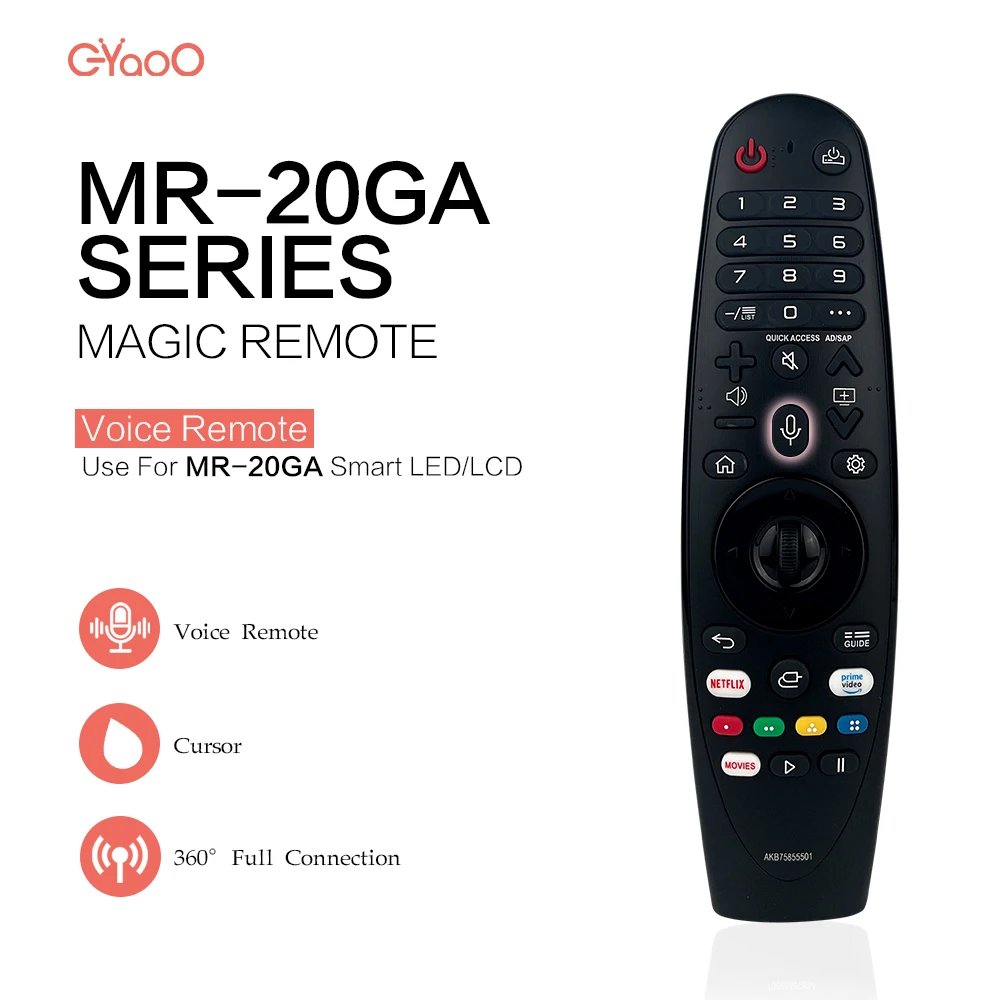 MR20GA AN-MR19BA Magic Voice TV Remote Replacement For AN-MR18BA MR20BA With Voice And Cursor Function