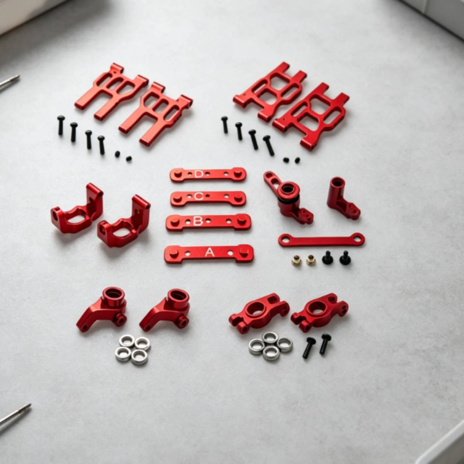aluminum-upgrade-kit-high-performance-linkage-system-arms-with-steering-cups-rc-steering-cup-set-exactfit-for-hobbyists-tuning
