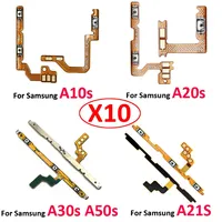 10Pcs For Samsung Galaxy A10s A20s A30s A50s A21s Phone New On Off Power Volume Button Key Internal Switch Flex Cable