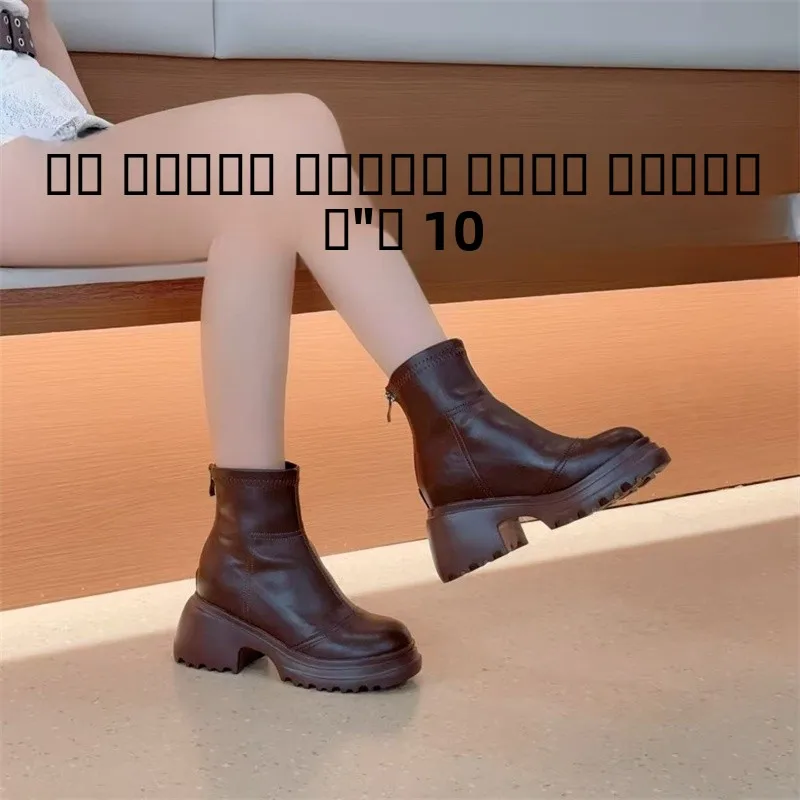 sheepskin-invisible-heightening-10cm-slim-short-boots-women's-2026-autumn-winter-versatile-comfortable-thick-bottom-boots