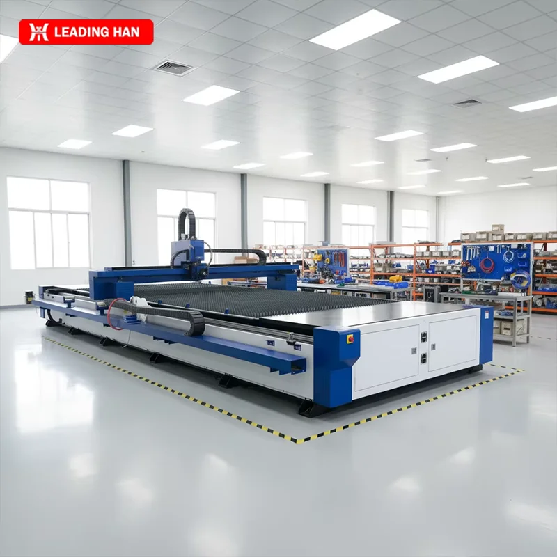 

1000w~6000w Open Flat Bed Metal Cnc Fiber Metal Sheet Laser Cutting Machine High Precision Fiber Laser Cutting Machine