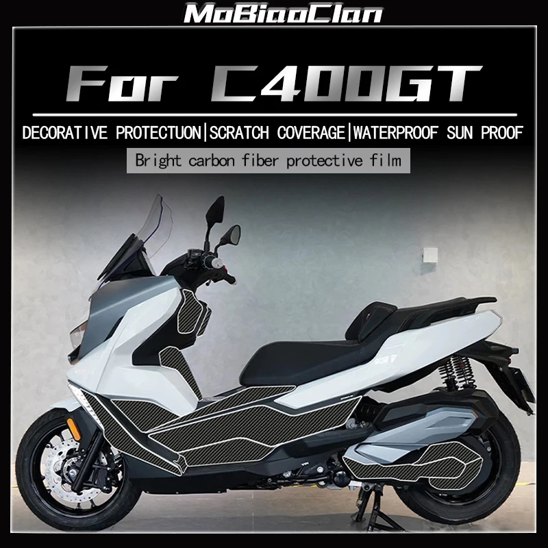 

Для BMW C400GT C400 GT наклейка на мотоцикл 6D защитная наклейка из углеродного волокна пленка для тела аксессуары для модификации ﻿