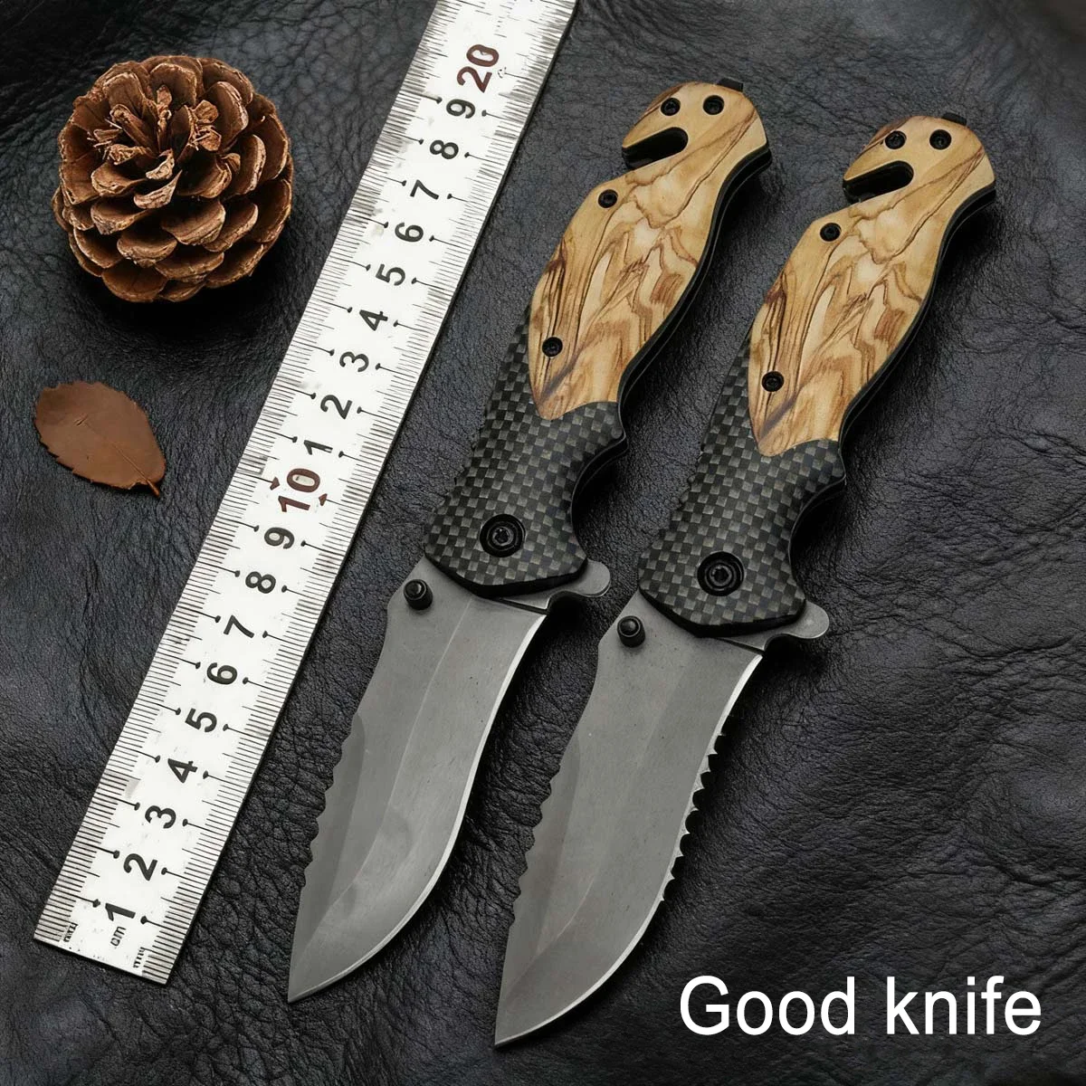 Men's multi-functional outdoor folding knife, household fruit knife, outdoor camping EDC, fishing and camping tools