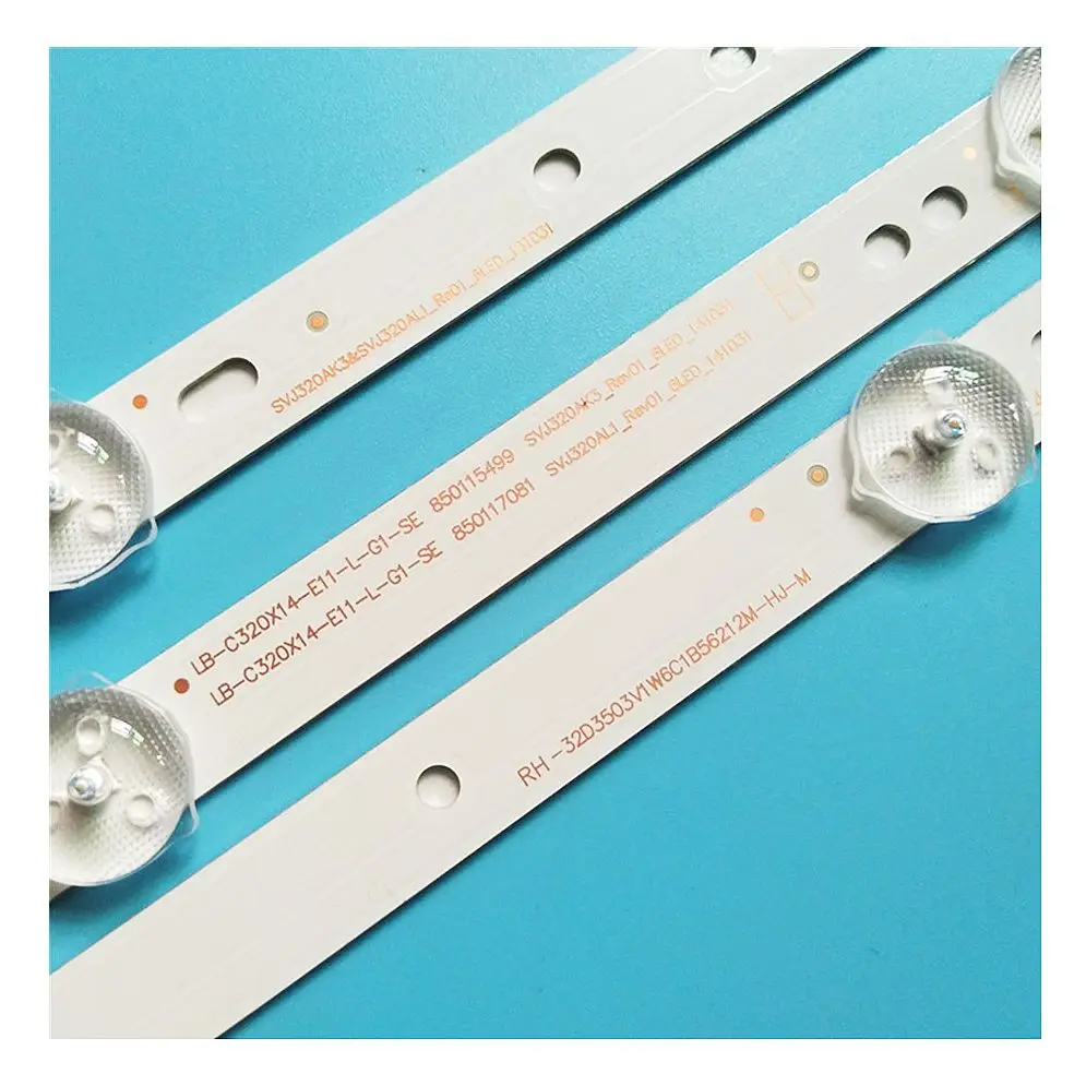 

3pcs LED backlight strip for SUPRA STV-LC32T880WL LC32T840WL LB-M320X13-E1-A-G1-SE2 LB-C320X14-E12-L-G2-SE3 SVJ320AG2 SVJ320AL6