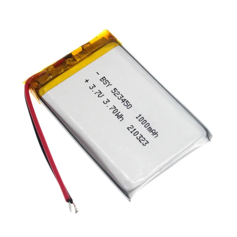 buy more wull cheap NEW A GRADE POLYMER LITHIUM-ION BATTERY 523450-1000MAH MOBILE POWER DIAMOND SPECIAL CELL