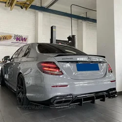 For Mercedes Benz W213 Spoiler 2016 2017 2018 2019-21 E-class E200 E300 E320 E63 Spoiler High Quality ABS Car Rear Wing Spoiler