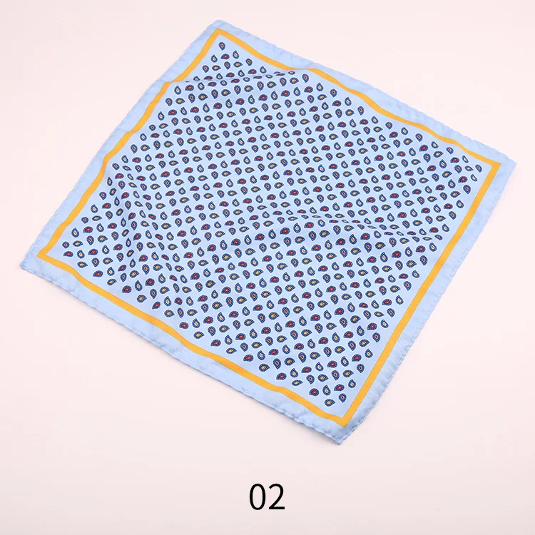 الأحمر مربع صغير منديل 30*30 سنتيمتر المطبوعة نسج رجال الأعمال منديل شهم قميص دعوى جيب مربع المنديل #6