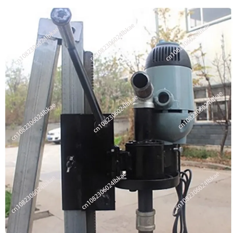 Small portable household water well drilling rig Electric well drilling tool Upright water well drilling rig 1 piece