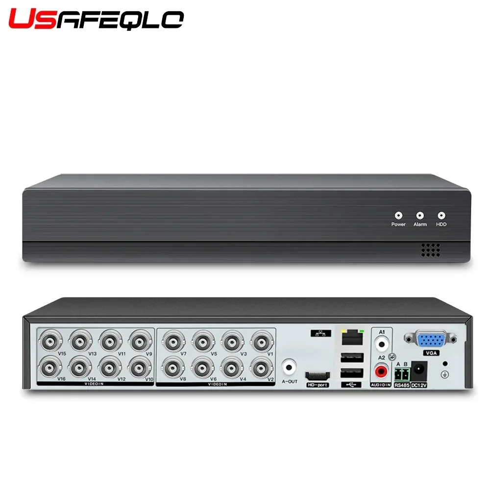 16CH 8CH 4CH 5MP-N AHD DVR AI H.265 Hybrid 5 Megapixel NVR Digital Video Recorder for 2MP 5MP AHD/TVI/CVI/XVI/IP Cameras