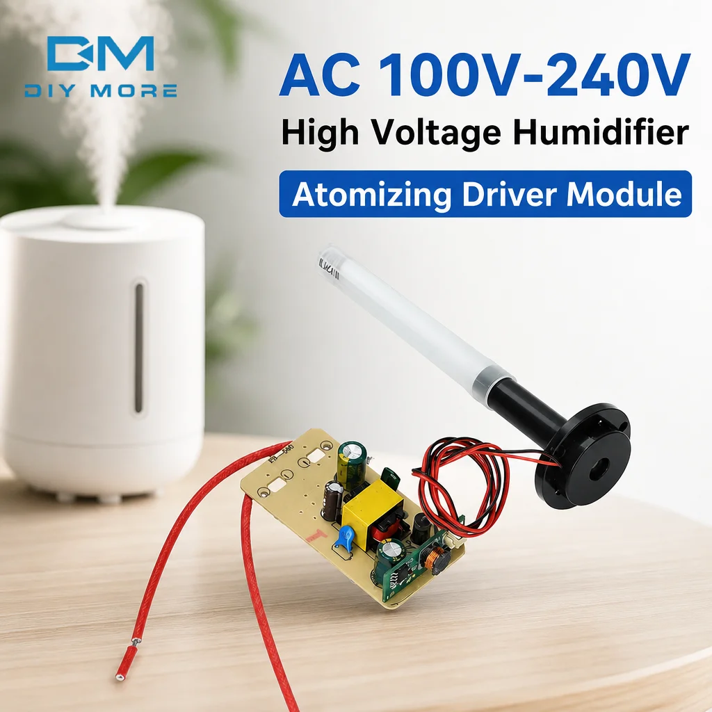 108KHz AC Wide Voltage Atomizer Module 2.5-3W Ultrasonic Mist Maker DIY Humidifier Parts For Plant Humidification Experiment