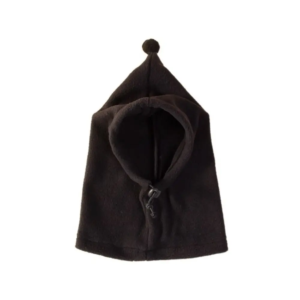 

Dog Cap Solid Color Dog Ear Muffs Fleece Soft Dog Knitted Hat Drawstring Design Adjustable Pet Ears Covers Autumn