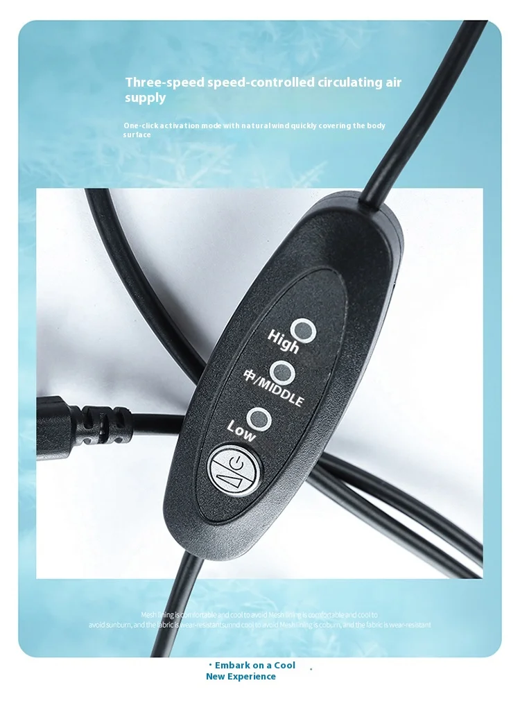 2025 Summer Men's Jacket Usb High-power Fan Cooling Lightweight Breathable Ice Silk Air Conditioning Suit Outdoor Sports Coat