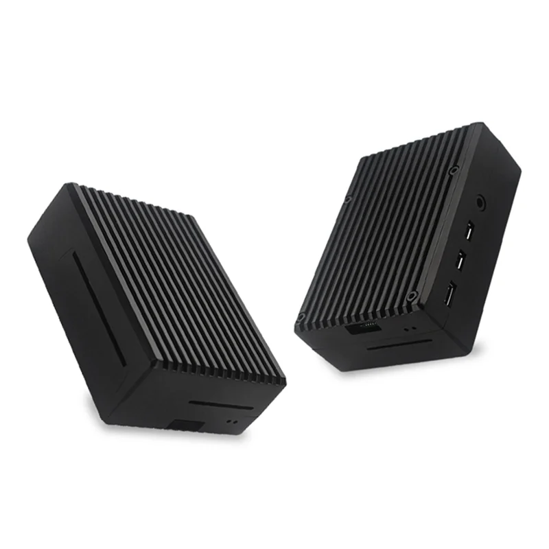 BHBD-Aluminum Alloy Case For Raspberry Pi 4 Metal Shell Passive Cooling Enlosure Case For Raspberry Pi 4 Model B