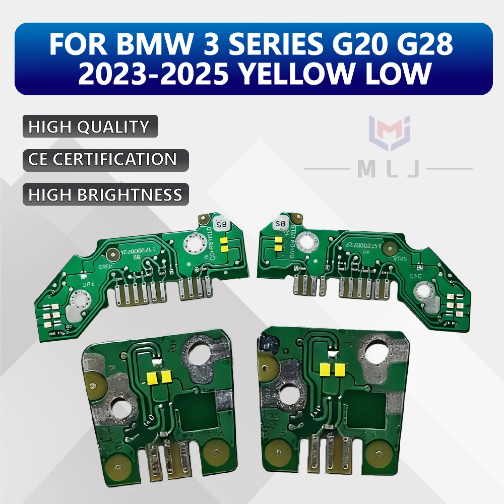 

Для BMW 3 серии G20 G21 G28 2020 2021 2022 светодиодные фары DRL, платы модуля желтого цвета, дневные ходовые огни, автомобильные аксессуары